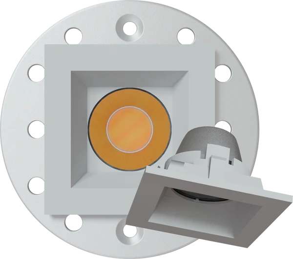 1 inch white square trimmed kit