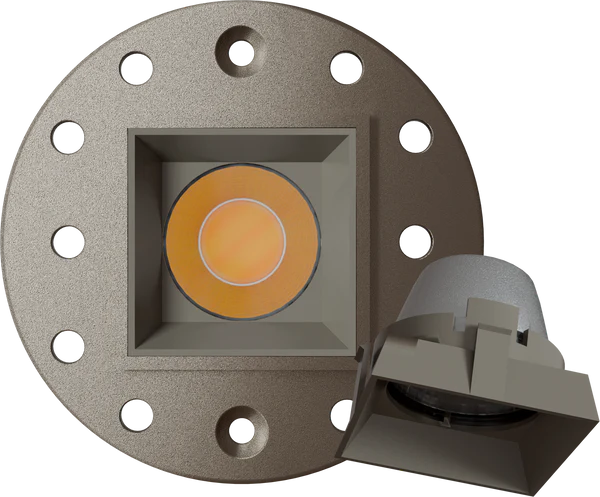 1 inch nickel square trimless kit