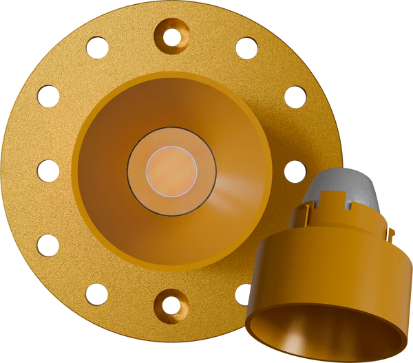 1 inch brass round drop trim kit