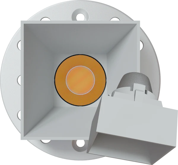 1 inch white square drop trim kit