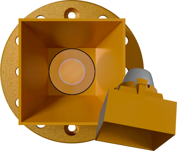 1 inch brass square drop trim kit